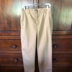 Land’s End Boys School Uniform Khaki Pants Size 30